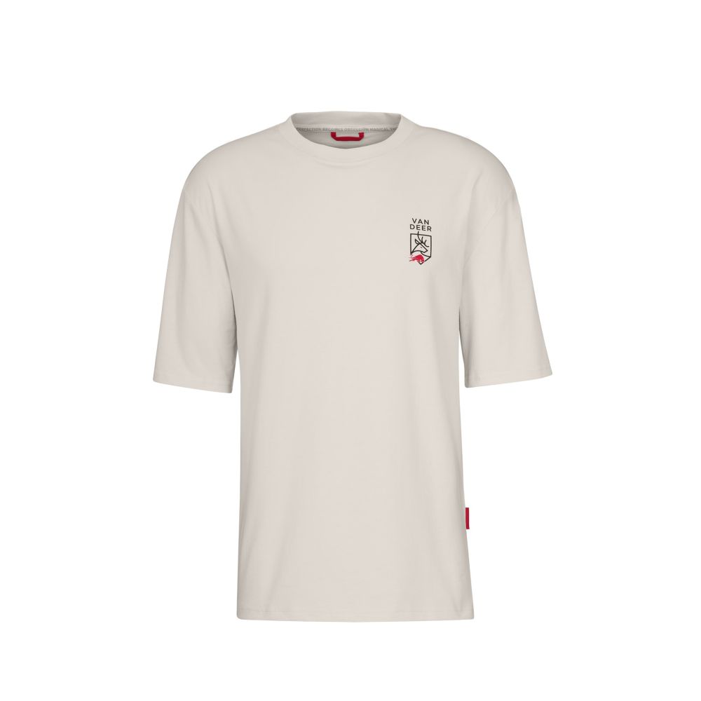 VAN DEER REDBULL SPORTS - ESSENTIAL T-SHIRT OFF WHITE